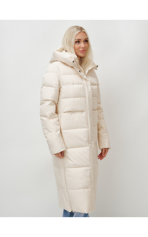 Длинный зимний пуховик для молодёжи