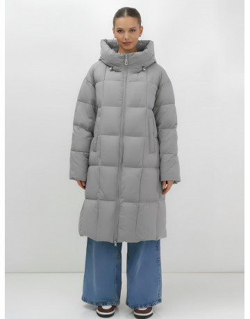 Длинный зимний пуховик для женщин