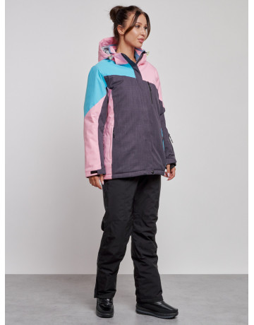 Женский горнолыжный костюм большого размера для зимних видов спорта.