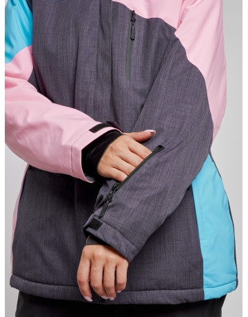 Женский горнолыжный костюм большого размера для зимних видов спорта.