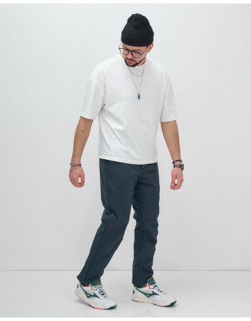 Туристические брюки тёмно-серого цвета с флисовой подкладкой Мужские