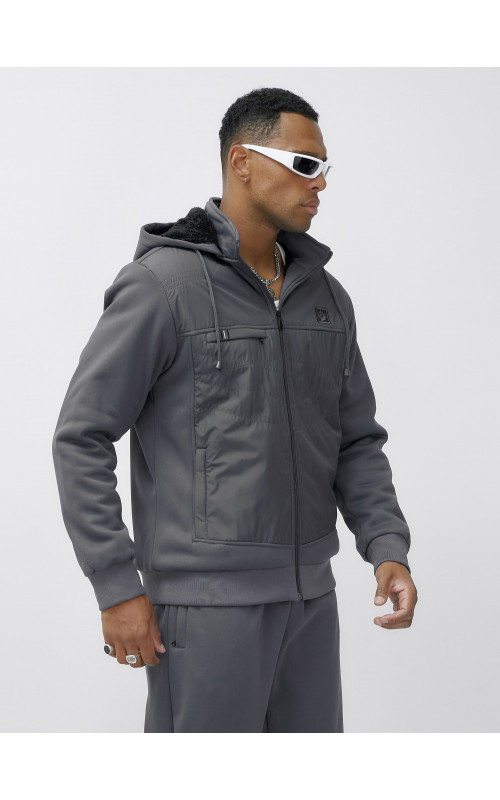 Утеплённый мужской спортивный костюм для активного отдыха