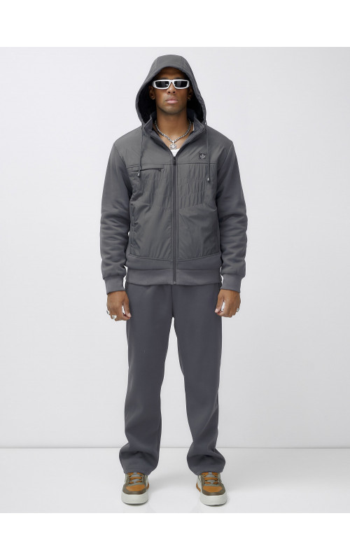 Утеплённый мужской спортивный костюм для активного отдыха