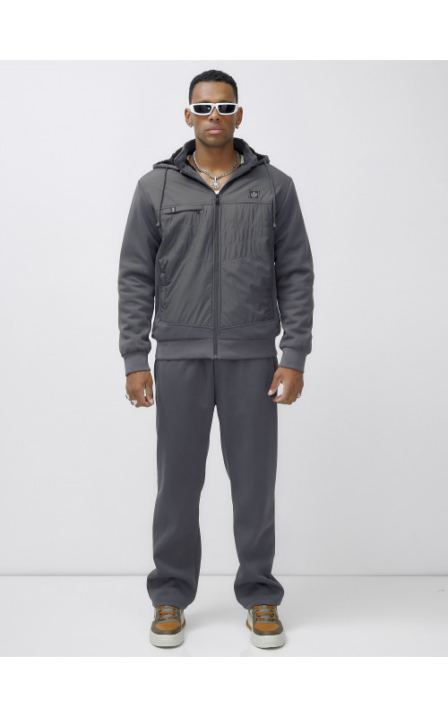 Утеплённый мужской спортивный костюм для активного отдыха