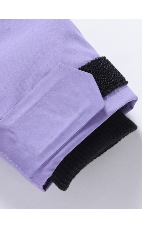 Зимняя парка для девочек розовая с капюшоном.