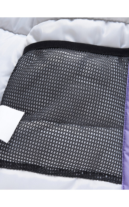 Зимняя парка для девочек розовая с капюшоном.