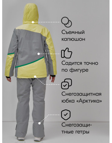 Женский горнолыжный костюм: стиль и комфорт для зимних приключений.