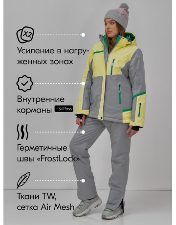 Женский горнолыжный костюм: стиль и комфорт для зимних приключений.