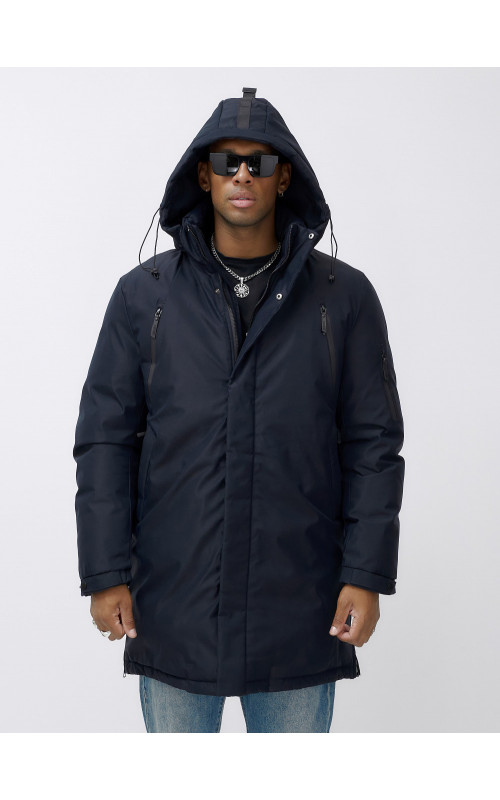 Мужская зимняя парка большого размера для холодной погоды