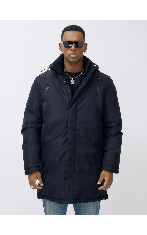 Мужская зимняя парка большого размера для холодной погоды