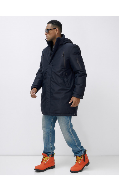 Мужская зимняя парка большого размера для холодной погоды