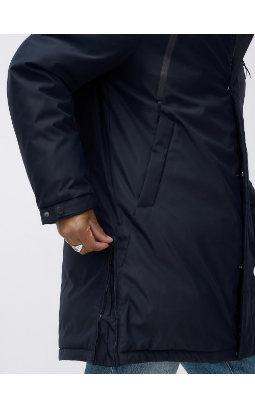 Мужская зимняя парка большого размера для холодной погоды