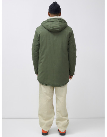 Зимняя мужская парка с капюшоном для активного отдыха.