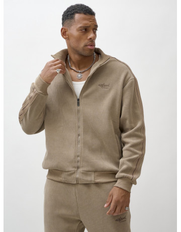 Мужской спортивный утеплённый костюм с начёсом для активного отдыха.