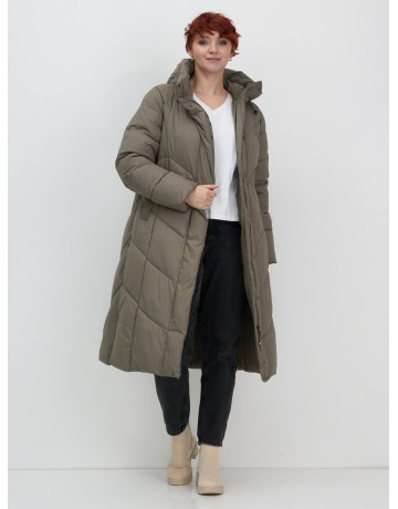 Длинный зимний пуховик для женщин