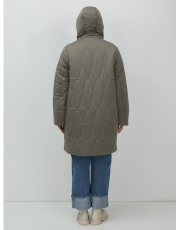 Длинный зимний пуховик для женщин больших размеров