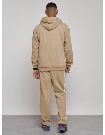 Мужской трикотажный спортивный костюм из хлопка для активного отдыха.