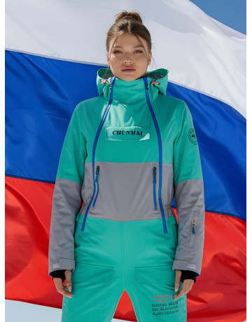 Зимний женский комбинезон для горнолыжного спорта