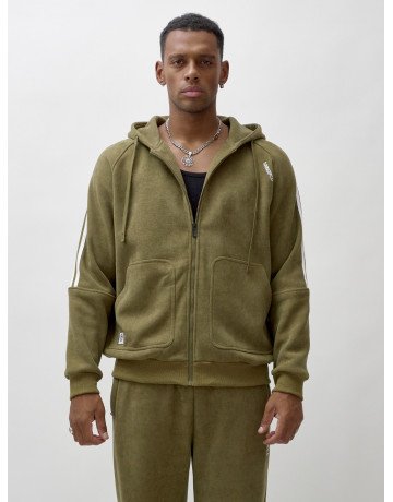 Мужской спортивный демисезонный костюм с начёсом.