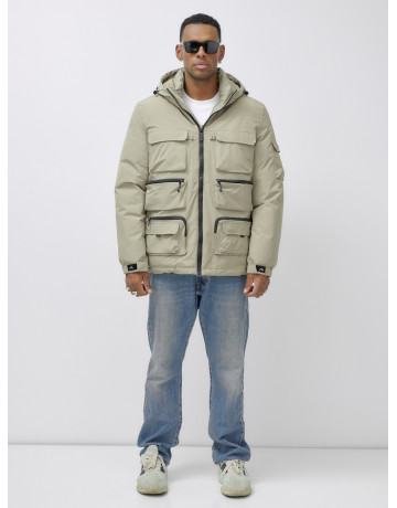 Мужская зимняя куртка большого размера для холодной погоды