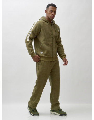 Мужской спортивный демисезонный костюм с начёсом.