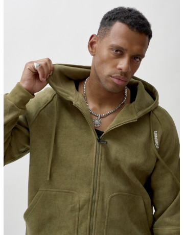 Мужской спортивный демисезонный костюм с начёсом.