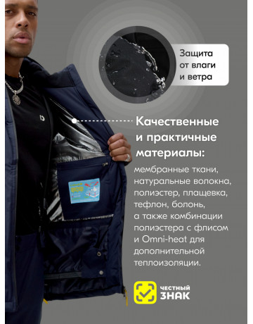 Мужской горнолыжный костюм для зимы: тепло и комфорт на склонах