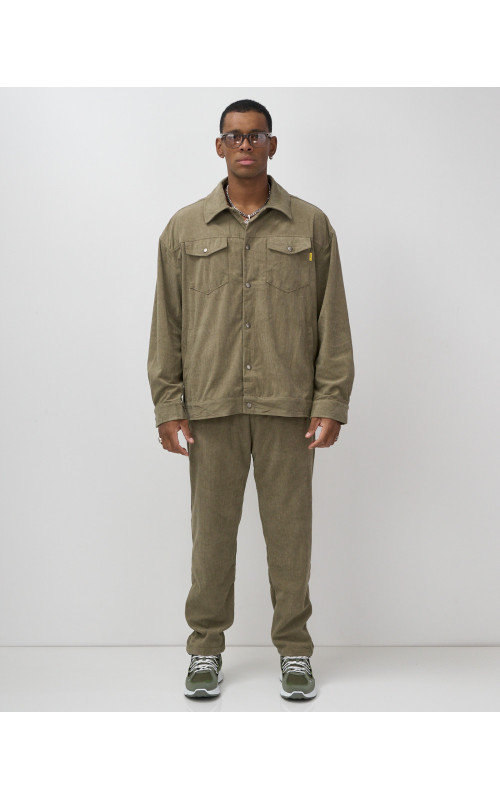 Мужской велюровый спортивный костюм для весны и лета