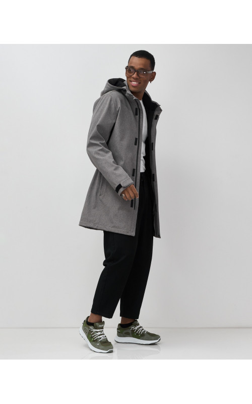 Спортивная парка с капюшоном для активных мужчин