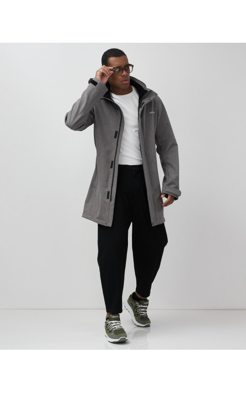 Спортивная парка с капюшоном для активных мужчин