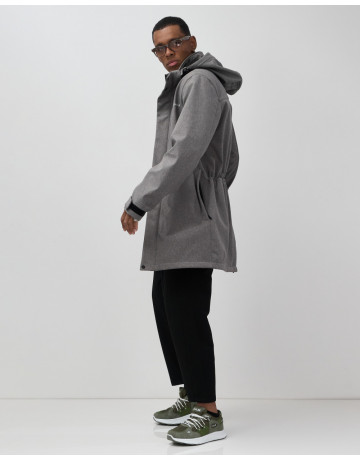 Спортивная парка с капюшоном для активных мужчин