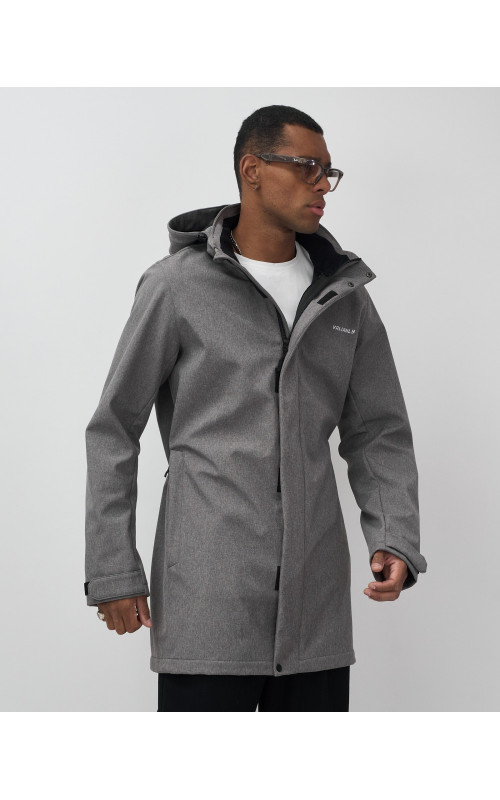 Спортивная парка с капюшоном для активных мужчин