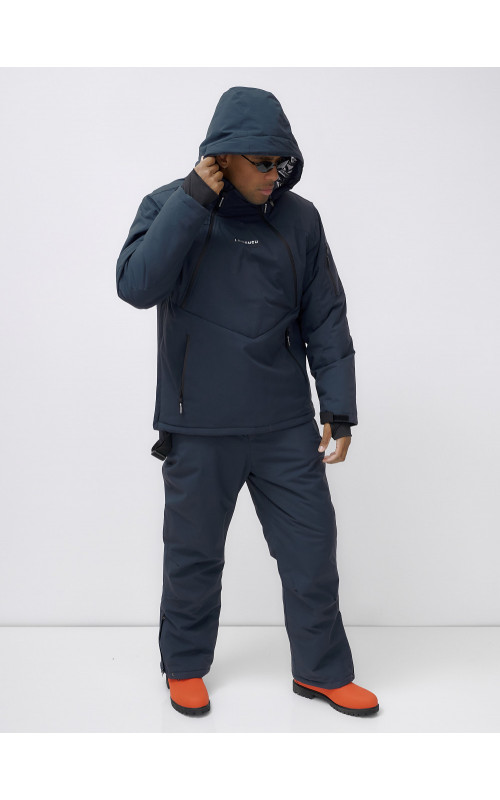 Мужской горнолыжный костюм: куртка-анорак и полукомбинезон