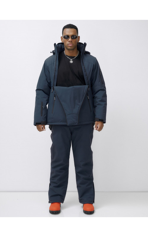 Мужской горнолыжный костюм: куртка-анорак и полукомбинезон