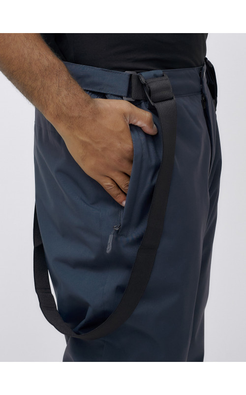 Мужской горнолыжный костюм: куртка-анорак и полукомбинезон