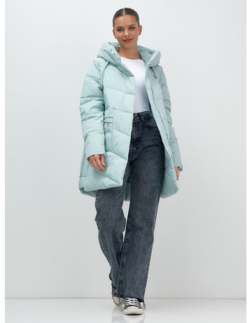 Женская утеплённая куртка с капюшоном для осени и зимы, свободный покрой.