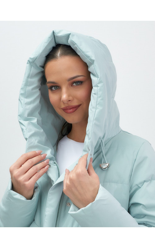 Женская утеплённая куртка с капюшоном для осени и зимы, свободный покрой.