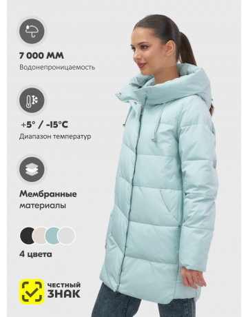 Женская утеплённая куртка с капюшоном для осени и зимы, свободный покрой.