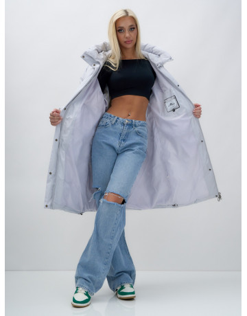 Женская куртка летучая мышь с капюшоном для холодной погоды