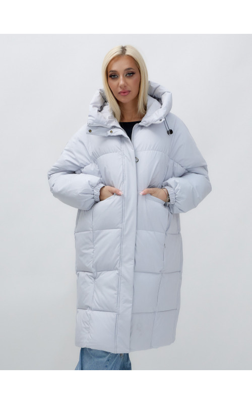 Женская куртка летучая мышь с капюшоном для холодной погоды