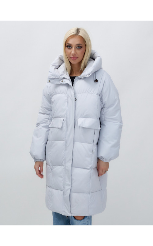 Женская куртка летучая мышь с капюшоном для холодной погоды