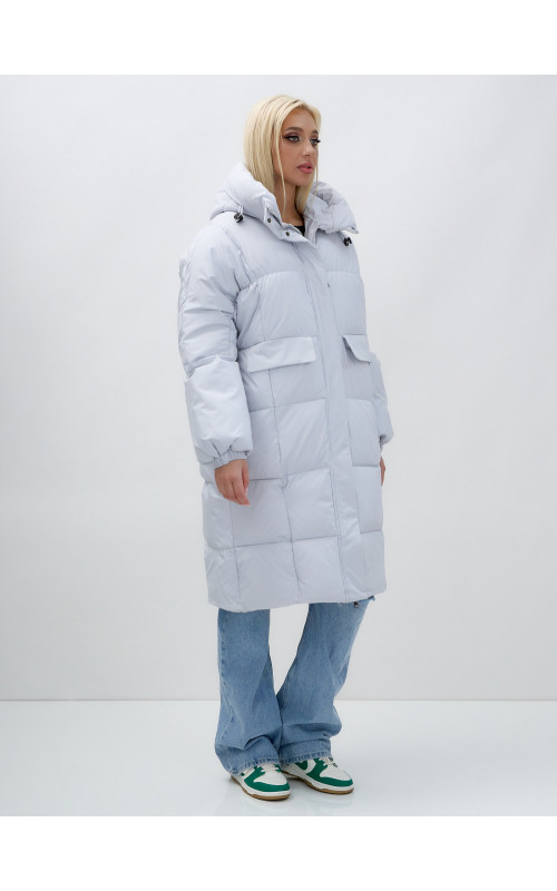 Женская куртка летучая мышь с капюшоном для холодной погоды