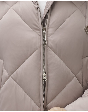 Длинный зимний пуховик для женщин