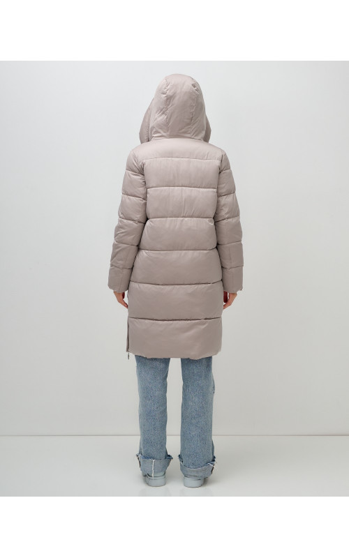 Длинный зимний пуховик для женщин