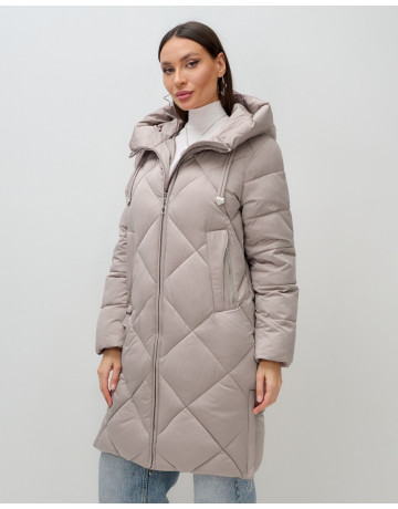 Длинный зимний пуховик для женщин