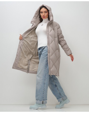 Длинный зимний пуховик для женщин