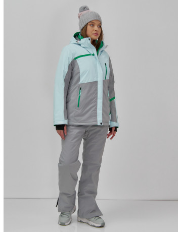 Женская горнолыжная куртка с комбинированным принтом: стиль и тепло на склоне