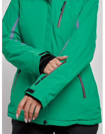 Женская горнолыжная куртка цвет зелёный