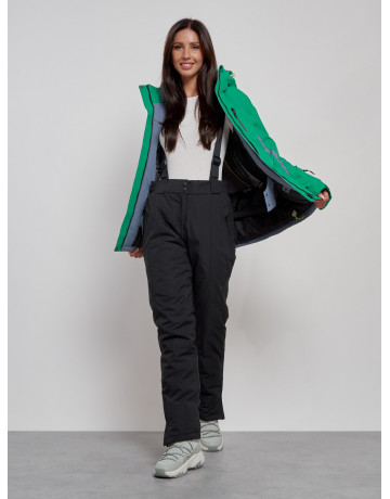 Женская горнолыжная куртка цвет зелёный