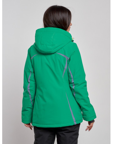 Женская горнолыжная куртка цвет зелёный